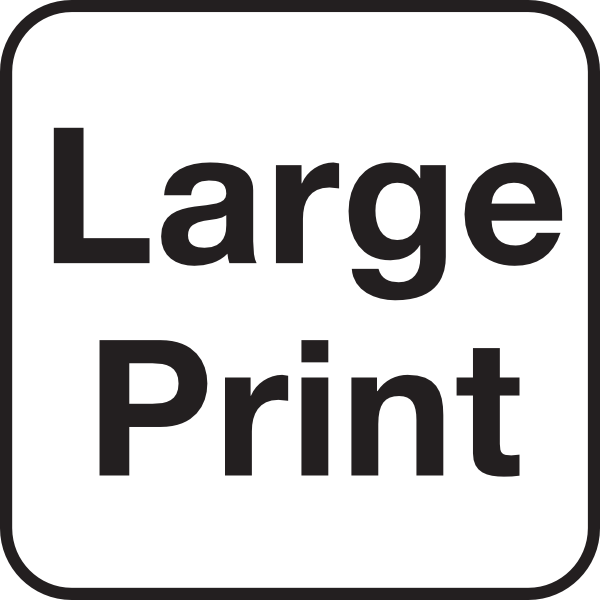 Large print books